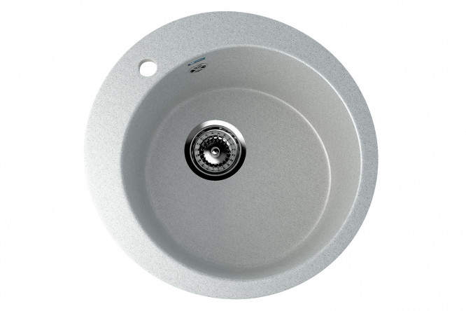 Изображение товара Мойка ULGRAN U-405 искусственный мрамор 49,5x49,5x19 см для кухни