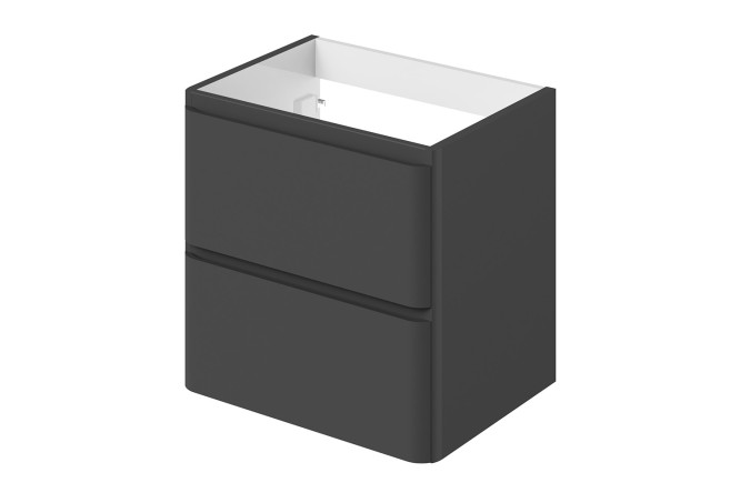 Изображение товара Подвесная тумба под раковину Roberto 59.2 см графит для ванной комнаты