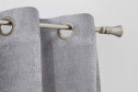 Штора ESTUDI BLANCO Teo 180х280 см, 1 шт., цвет светло-серый