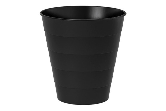 Изображение товара Корзина для бумаг чёрная 28x28x28 см, объём 10 л