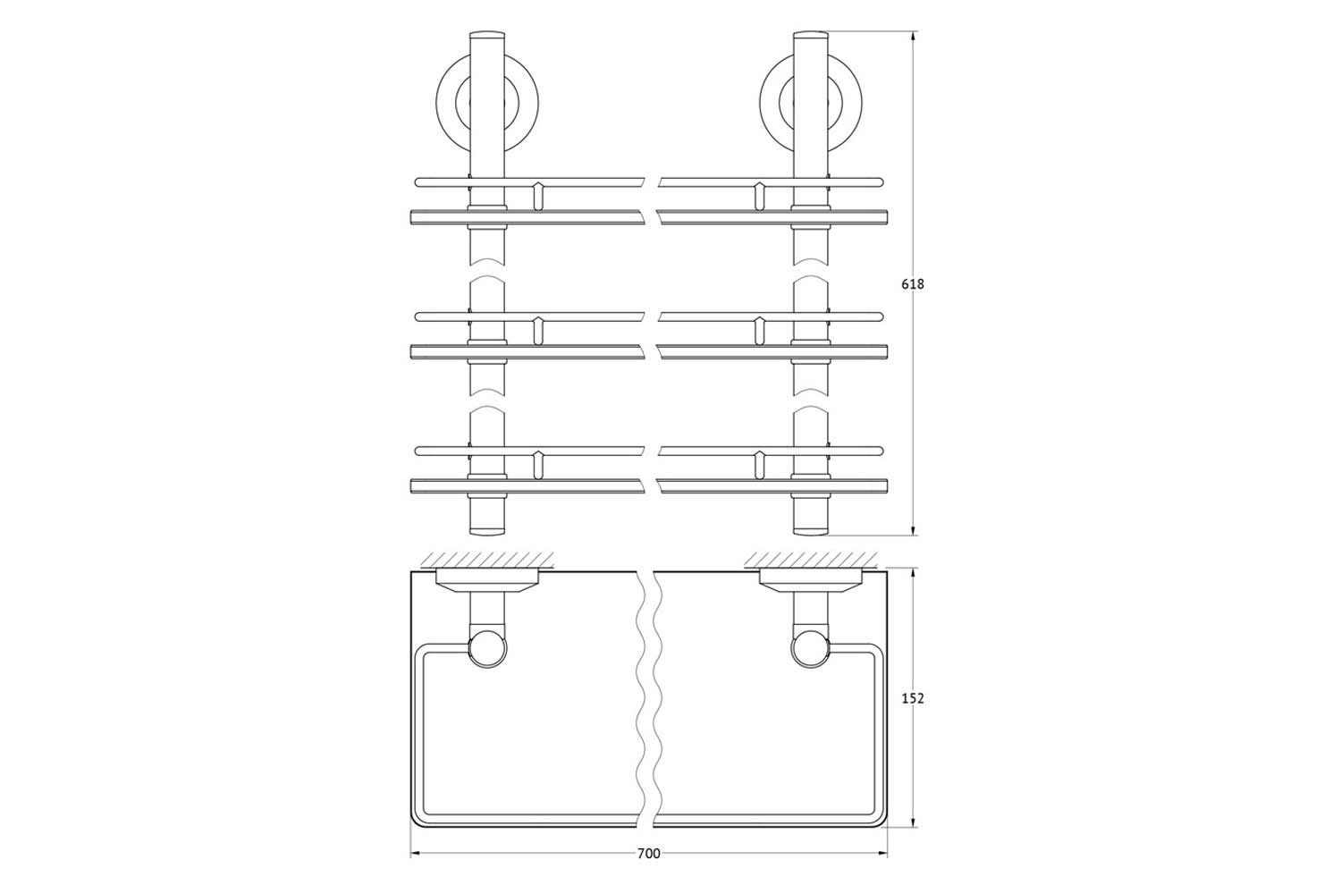 фото Полка 3-ярусная standard hoff