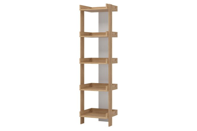 Изображение товара Стеллаж Ирис из ЛДСП дуб крафт золото 48,5х180х42 см