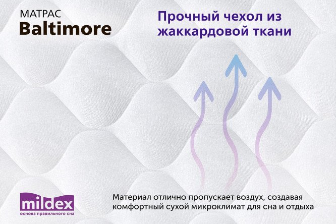 Матрас MILDEX Baltimore 180х200 см