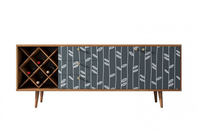 Изображение товара Комод с бутылочницей Berber 180х70х40 см стильный и удобный