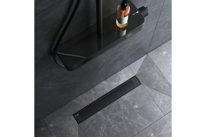 Трап для душа линейный AM.PM Primeflow W02SC-P11-050-01BM 500х75 мм, Комбинированный затвор