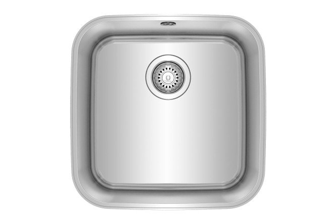 Изображение товара Врезная мойка Teka Basico BE 400 1B MATT из нержавеющей стали 43.5х43.5х18 см