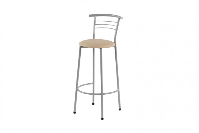 Изображение товара Стул Marko 47х105х45 см, бежевый, серые ножки