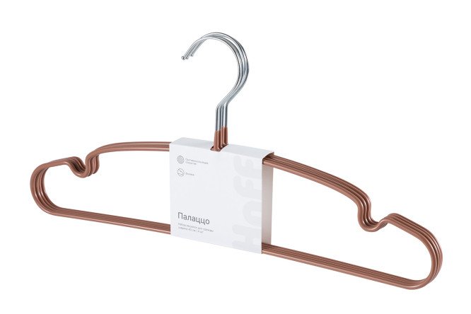 Изображение товара Набор вешалок для одежды HOFF Палаццо 4 шт.