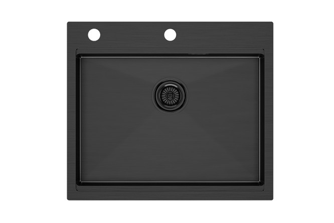 Изображение товара Мойка врезная PAULMARK Kroner-pro 59 PM705951-GM 59х51х20 см