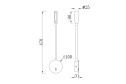 Бра LED MAYTONI Ceiling & Wall Stem 2 кв.м, LED