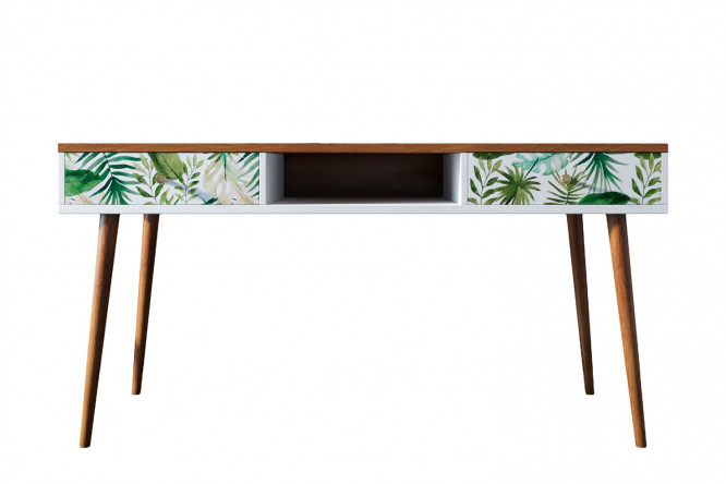 Изображение товара Письменный стол Berber с 2 ящиками и нишей, размеры 150х75х60 см