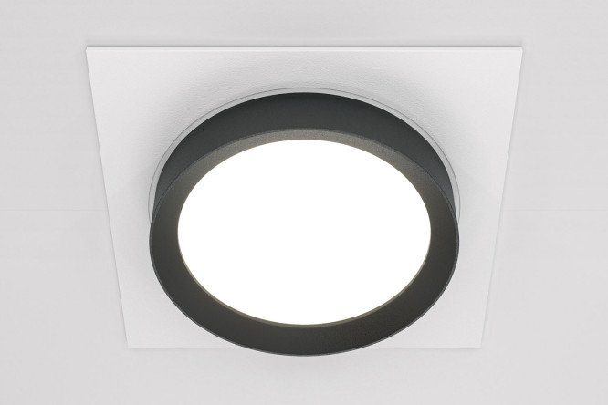 Светильник встраиваемый MAYTONI Downlight Hoop 11x5.2x11 см, GX53