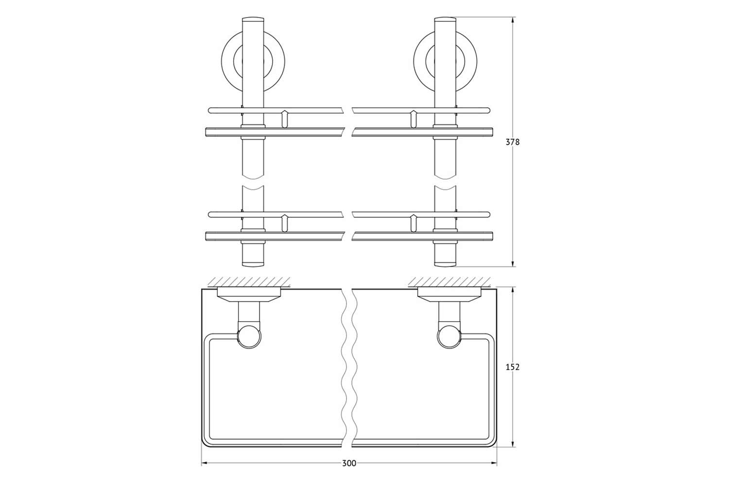 фото Полка 2-ярусная standard hoff