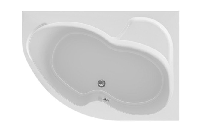 Изображение товара Ванна пристенная Marka One Aura R, правый, белый 150x105 см