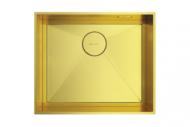 Изображение товара Мойка-дно OMOIKIRI Kasen 53-INT-LG светлое золото 53х46х17.5 см