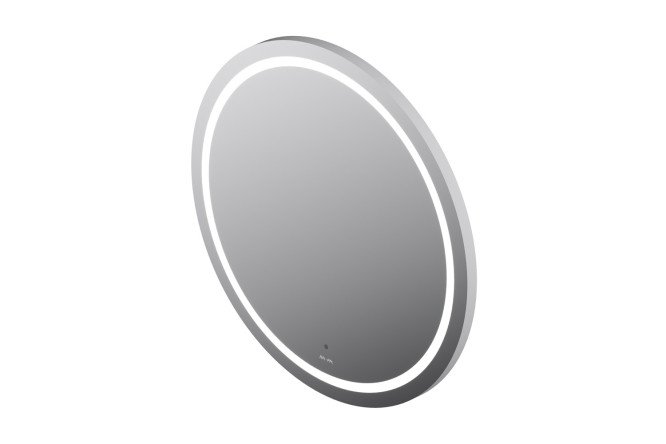 Изображение товара Универсальное зеркало AM.PM X-Joy с контурной LED-подсветкой, ИК- сенсором, круглое, 80 см M85AMOX0801WG 77х77х3 см