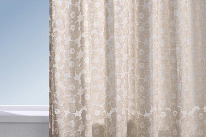 Изображение товара Тюль HOFF Сепия 145х300 см бежевый универсальная лента