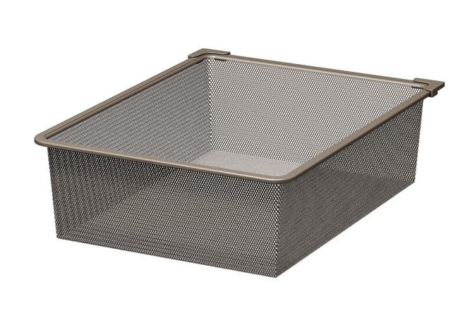 Изображение товара Корзина сетчатая HOFF Блокс для каркаса шириной 50 и глубиной 58 см, цвет серый