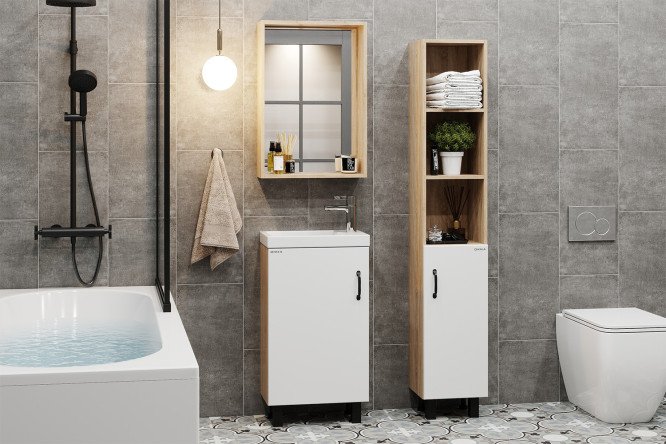 Изображение товара Ванный гарнитур  Тимбер 45, белый