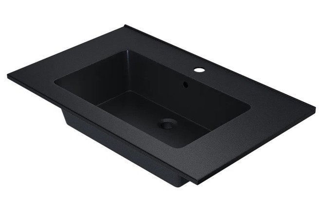 Изображение товара Раковина для ванной Parma Quartz 291003007 Полувстраиваемая, 76.5х15.8х47.5 см