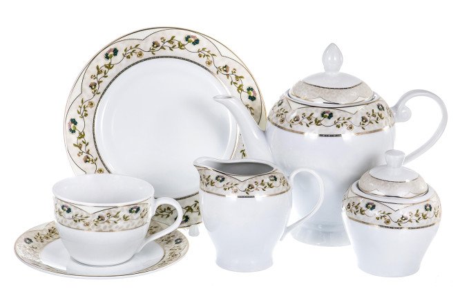 Изображение товара Обеденный сервиз Бристоль на 6 персон 21 предмет из фарфора
