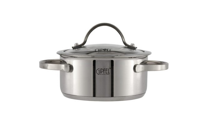 Изображение товара Кастрюля GIPFEL Victory 1.1 л из нержавеющей стали для индукционных плит