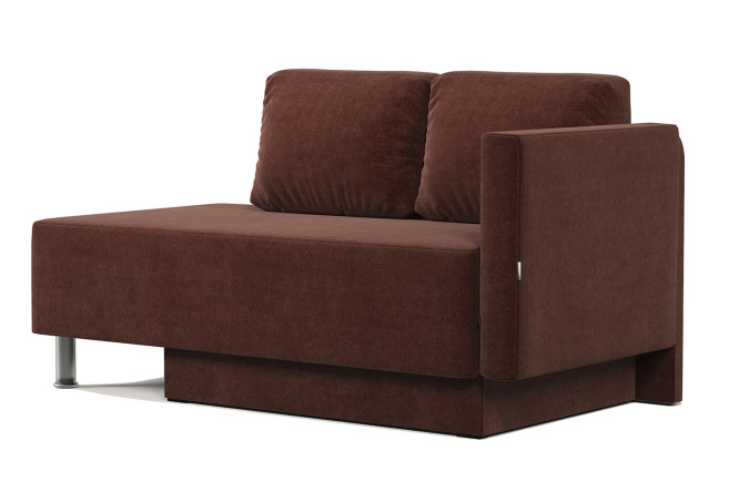 Изображение товара Кушетка Лион правосторонняя с подлокотником справа компактный диван-раскладушка