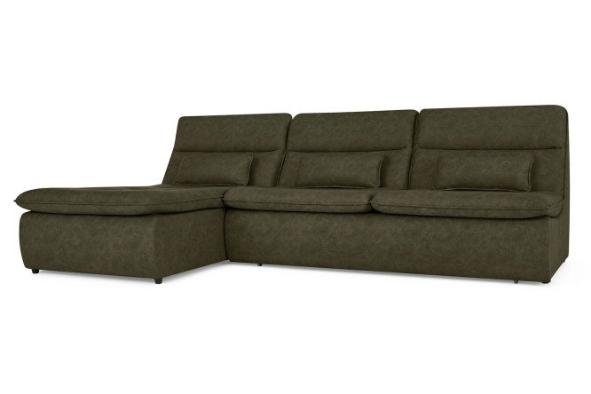 Изображение товара Угловой диван-кровать Ривьера с механизмом дельфин, размеры 270x94x178 см