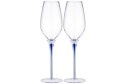Набор бокалов для шампанского Lefard Accent Sky Blue 300 мл, 2 шт., Стекло