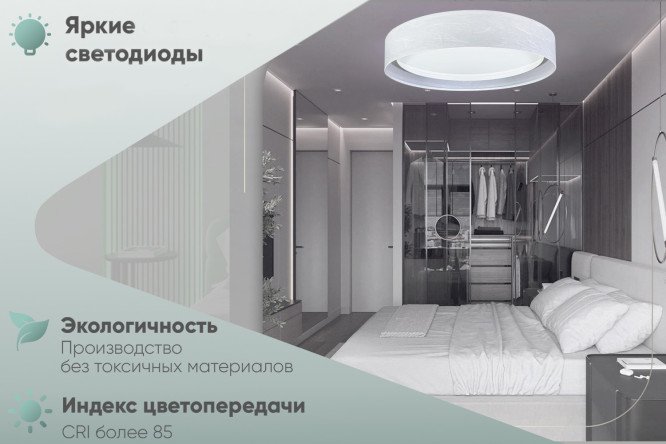 Люстра SEVEN FIRES Лагом 17 кв.м., LED, 45 см