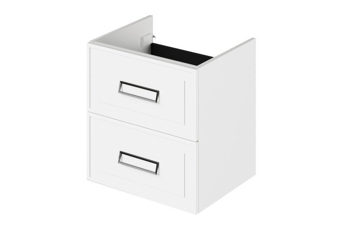 Изображение товара Подвесная тумба под раковину Pino 57,5 см белый матовый мебель для ванной