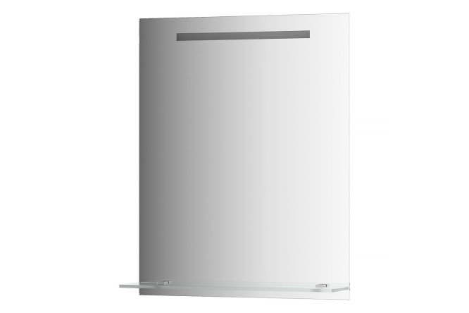 Изображение товара Настенное зеркало EVOFORM Ledline-S с LED-светильником и полочкой 60х75 см