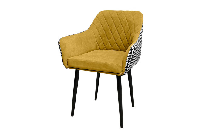 Изображение товара Стул Chester с подлокотниками, размер 63х86х58 см, велюр металл