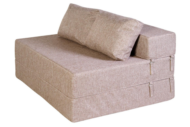 Изображение товара Бескаркасный диван-кровать Валентина шоколад, комфорт и стиль