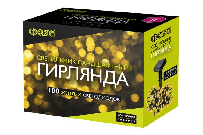 Светильник-гирлянда ФАZА SLR-G01-100Y