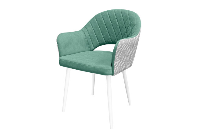 Изображение товара Стул София с велюровой обивкой и металлическими ножками