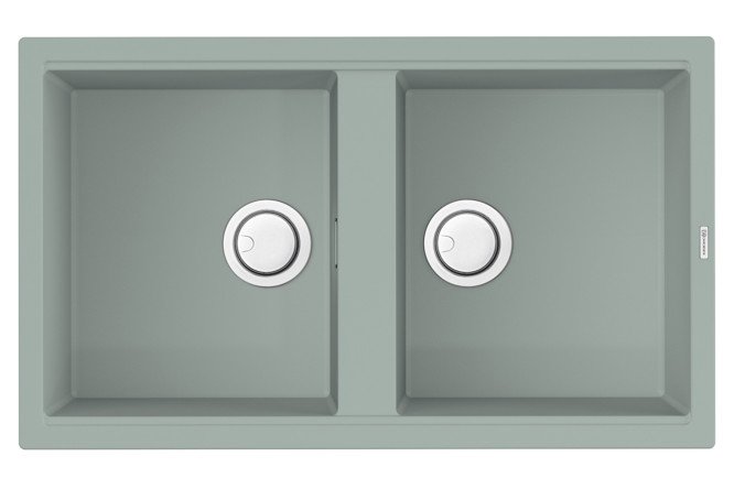 Изображение товара Мойка врезная OMOIKIRI Kitagawa 86-2-WG 4993731 86х51х20 см