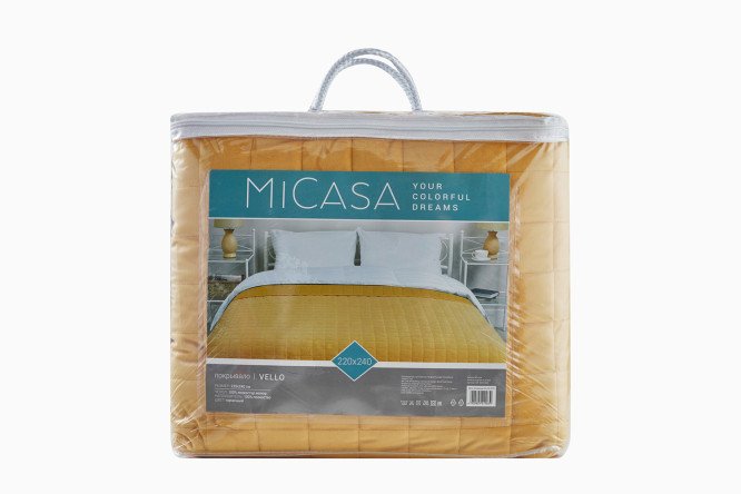 Покрывало MICASA Vello 220х240 см, Велюр