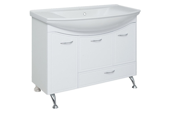 Изображение товара Напольная тумба RUNO Севилья 101.6 см белая