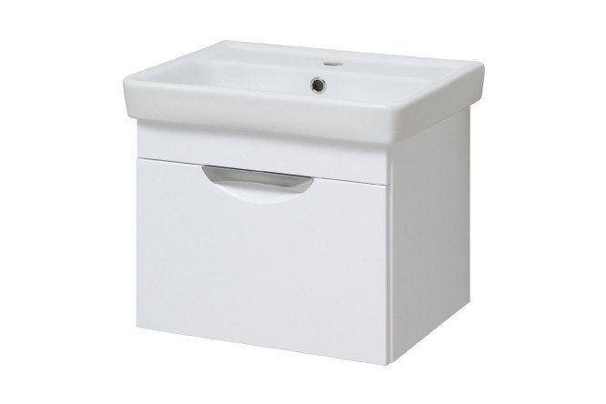 Изображение товара Подвесная тумба для ванной комнаты RUNO Ибица 45 см белая