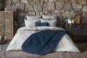 Покрывало Twilling blue graphite 220х240 см, Хлопок