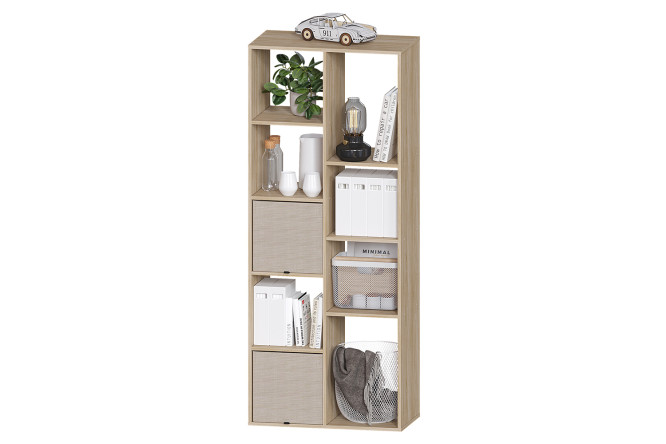 Изображение товара Стеллаж СТ 172С из ЛДСП в цвете дуб Сонома 72,2х177,6х39 см