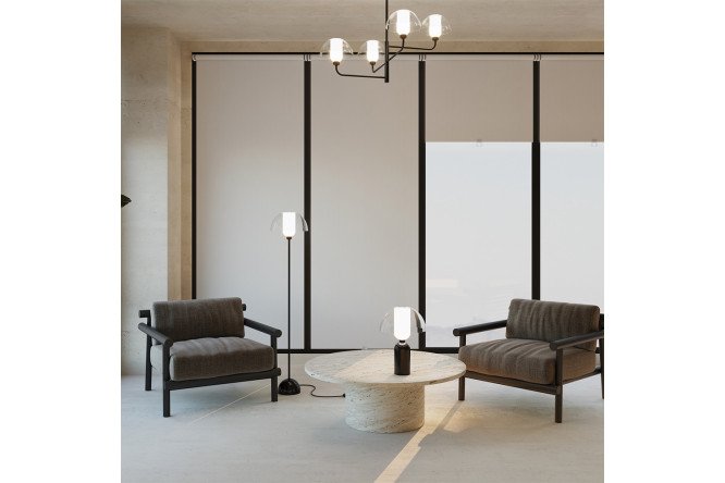 Торшер MAYTONI Memory MOD177FL-01B 30x140x30 см, E14