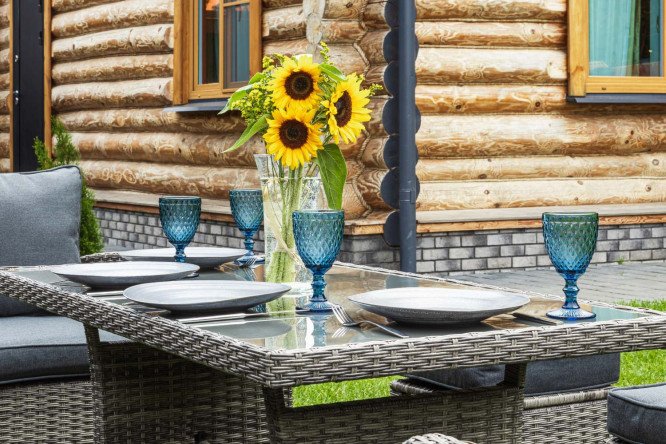 Комплект мебели Zoya цвет каркаса серый, отделки серый