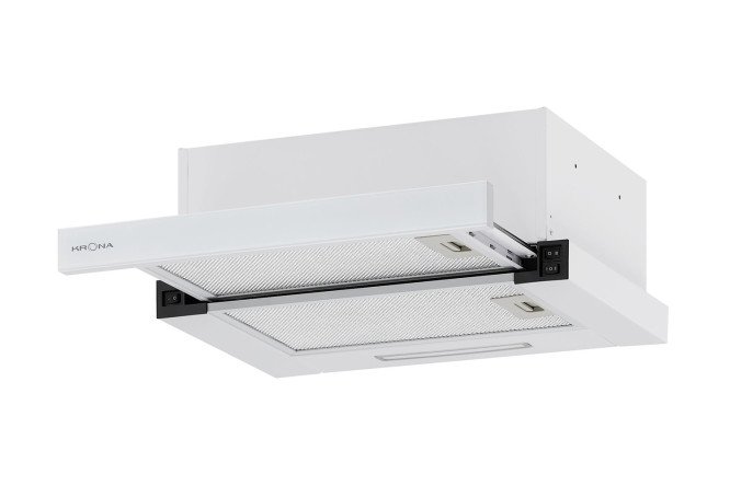 Изображение товара Вытяжка встраиваемая KRONAsteel Kamilla KRHD319 F 450 White 45х17,7х28,4 см