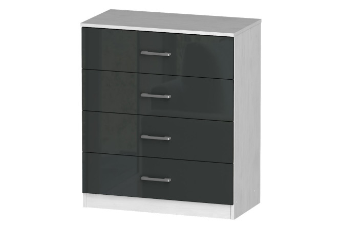 Изображение товара Комод Лайф 80х90х40 см антрацит северное дерево современный стиль