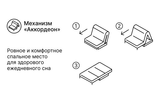 Диван-кровать DREAMART Дрезден