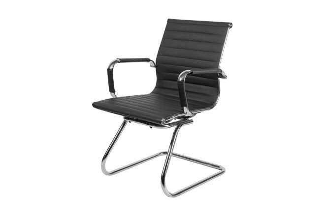 Изображение товара Офисный стул MF-6002V black с подлокотниками удобный для работы