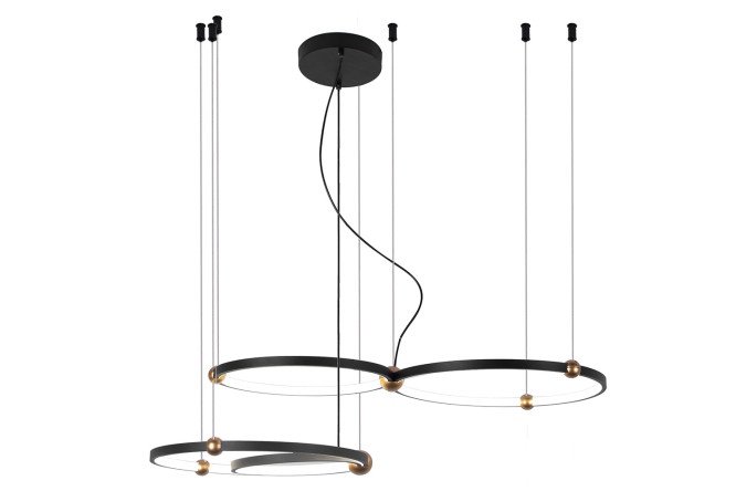 Изображение товара Подвесная люстра FAVOURITE Tornado LED 122 см современный дизайн