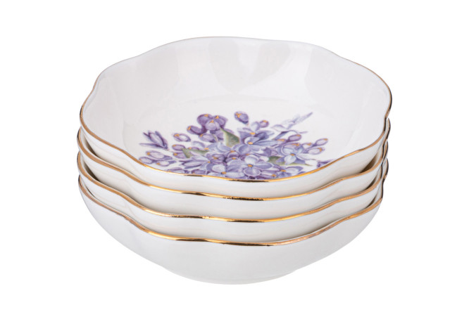 Изображение товара Набор розеток Lefard Lilac из фарфора, стильный и надежный комплект